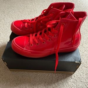 Red Hightop Converse